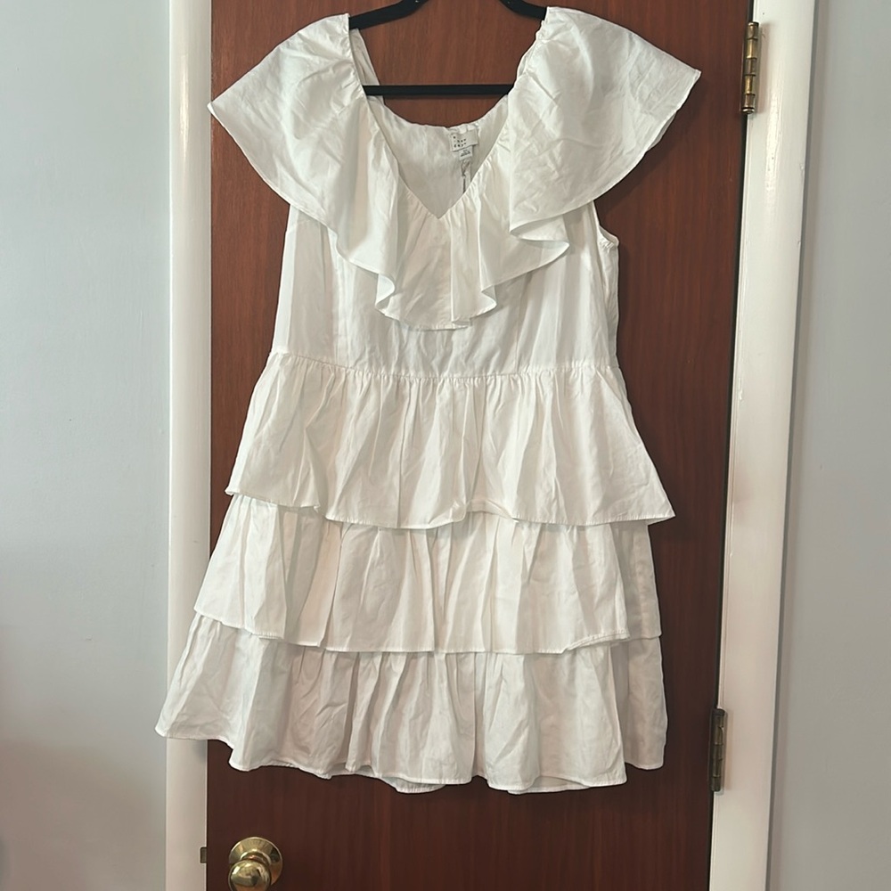 a new day White Dress, new with tags, size XL